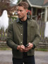 Justin Hartley Tracker S03 Green Jacket