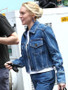 Lindsay Lohan Count My Lies Blue Jacket for women