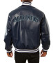 Seattle Mariners Blue Leather Jacket