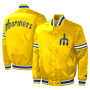 Seattle Mariners Yellow Satin Jacket
