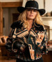 Kelly Reilly Dutton Ranch 2026 Beth Dutton Aztec Print Jacket