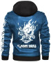 Cyberpunk 2077 Blue  Leather Jacket