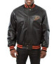 Anaheim Ducks Leather Jacket