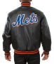 New York Mets Leather Varsity Jacket for men
