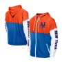 NY Mets Color Block Full Zip Windbreaker
