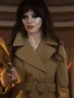 Sophie Thatcher Her Private Hell Wool Coat