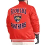 Florida Panthers Satin Bomber Jacket for men