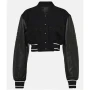 Women’s Givenchy Cropped Bomber  Black Jacket