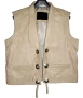 Lorne Greene Bonanza Light Brown Vest
