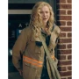 Chloë Grace Moretz The Peripheral Brown Jacket