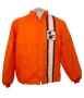 Ford Mustang Cobra Shelby Striped Orange Jacket