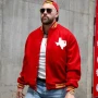 Travis Kelce Dallas Texans Red Jacket for men
