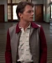 Marty Mcfly Back To The Future 1955 Red and Brown Jacket for men