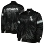 Starter Pick & Roll Chicago White Sox Full-Snap Satin Jacket