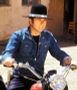 Billy Jack Tom Laughlin Blue Biker Jacket