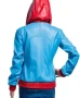 Supergirl Leather Hooded Jacket