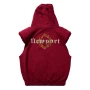 Coachella 2026 Justin Bieber Burgundy Fleece Vest