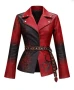 Princess Red Descendants Wicked Wonderland Leather Blazer for women