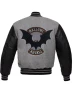 Hallows Angels Spooky Letterman Jacket for men