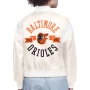 Baltimore Orioles Printed Logo Full-Snap Satin Jacket