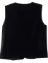 Embroidered Black Velvet Christmas Vest