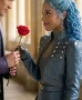 Chloe Descendants Wicked Wonderland 2026 Blue Leather Jacket for women