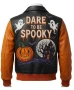 Spooky Pumpkin Patch Halloween Varsity Jacket