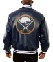Buffalo Sabres Blue Leather Jacket