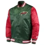 Minnesota Wild Satin Bomber Jacket