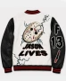 Halloween Friday the 13th Jason Voorhees Lives Varsity Jacket