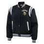 Minnesota Vikings Varsity Teddy Black Jacket