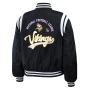 Minnesota Vikings Varsity Teddy Black Jacket forr men