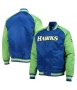 Atlanta Hawks Bomber Satin Jacket