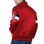 Atlanta Hawks Red Satiin Jacket