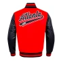 Atlanta Hawks Script Tail Classic Rib Bomber Jacket for men