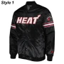 Miami Heat Black Starter Jacket