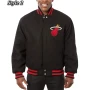 Miami Heat Black Varsity Jacket for men