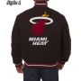 Miami Heat Black Wool Varsity Jacket