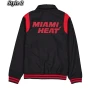 Miami Heat Sport Night Teddy Full Snap Wool Jacket for men
