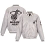 Miami Heat Silver Satin Jacket