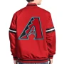 Arizona Diamondbacks Red Satin Bomber Jacket