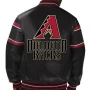 Arizona Diamondbacks Biker Black Jacket