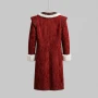 David Harbour Violent Night 2 Suede Shearling Long Coat