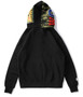 Black Bape Full Sleeves Fleece Hoodie