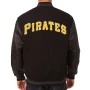 Pittsburgh Pirates Varsity Wool Black Full Snap Jacket