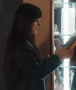 Dakota Johnson Verity Leather Coat for women