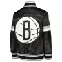 Brooklyn Nets Black Varsity Jacket for men