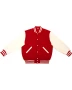 Red and White Varsity Jacket