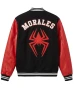 Spider-Man: Across the Spider-Verse Miles Morales Black and Red Varsity Jacket