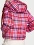 Issa Adults S02 Vintage Plaid Cropped Jacket for women